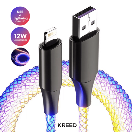 Cable de carga y datos USB a Lightning iPhone