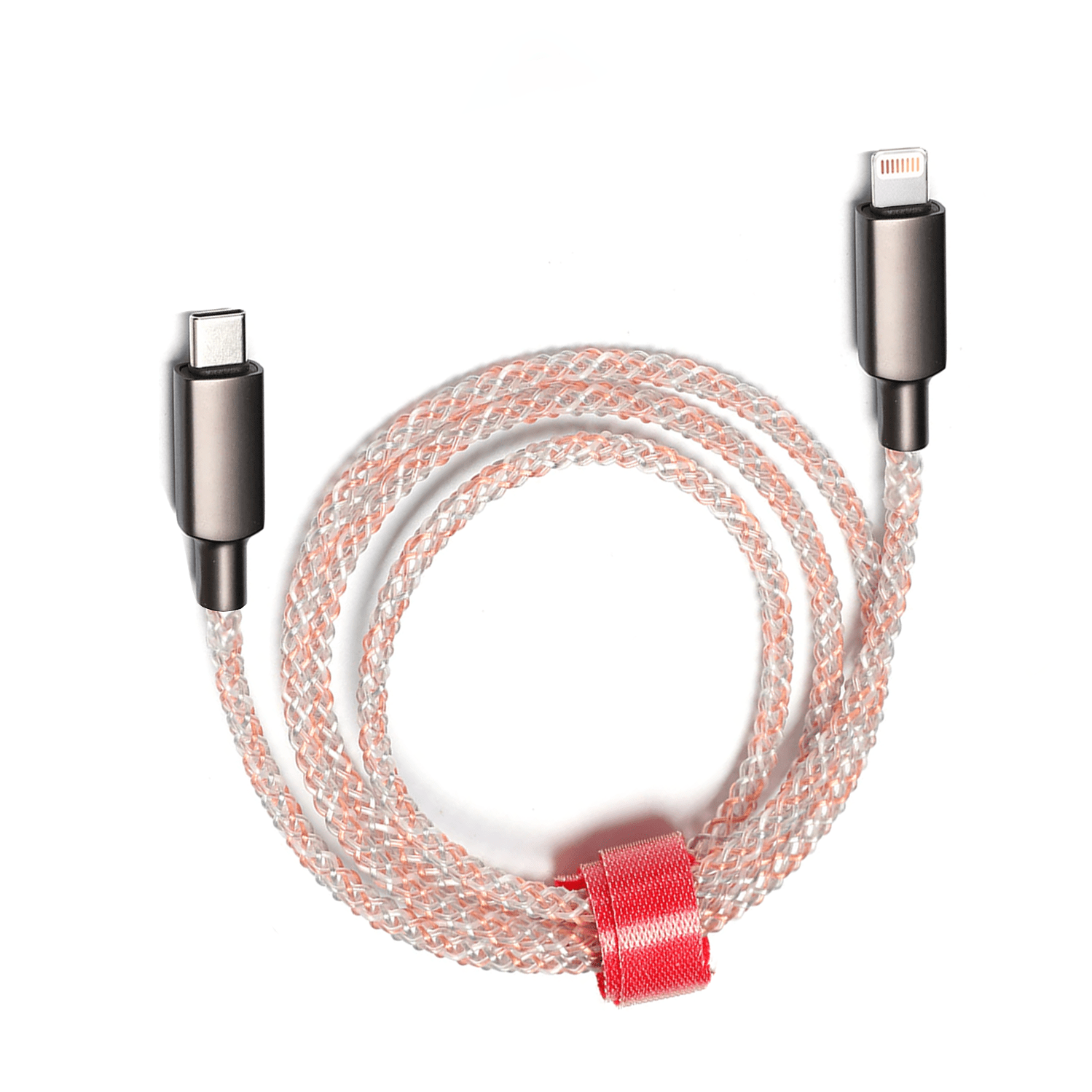 Cable de carga y datos Tipo C a Lightning iPhone RGB - Imagen 2