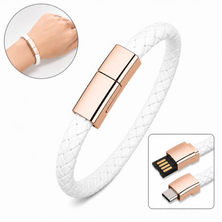 Pulseras Cable Duo para carga y datos USB